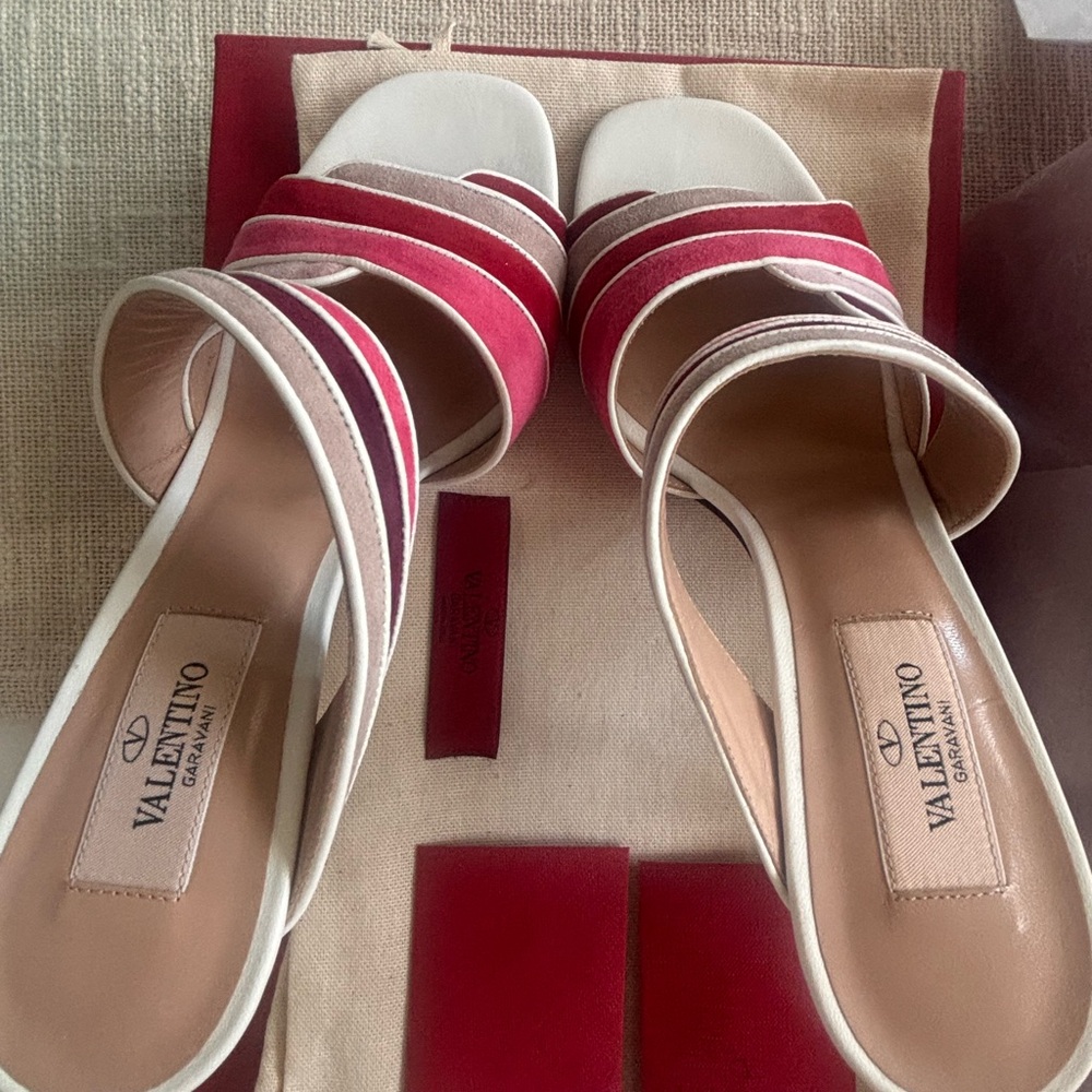 Valentino Garavani Vibrant Multicolor Sandals with Heels
